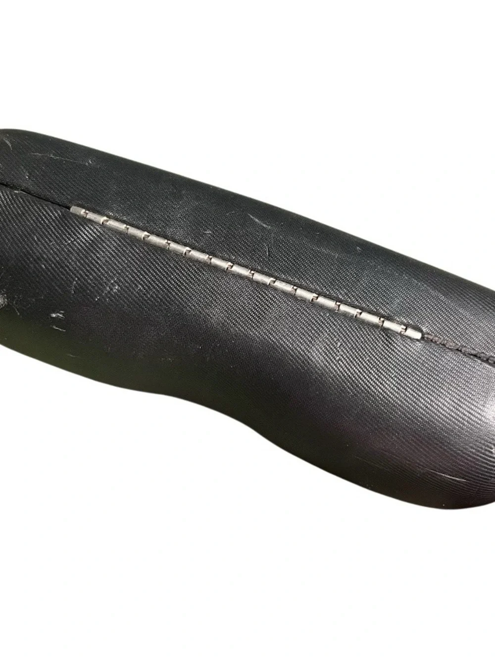 CHANEL Black Textured Hard Sunglasses Case Clamshell Made in Italy